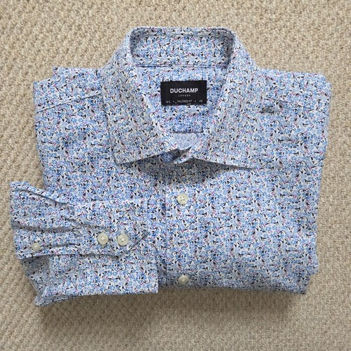 Duchamp shirt mens white - white, black