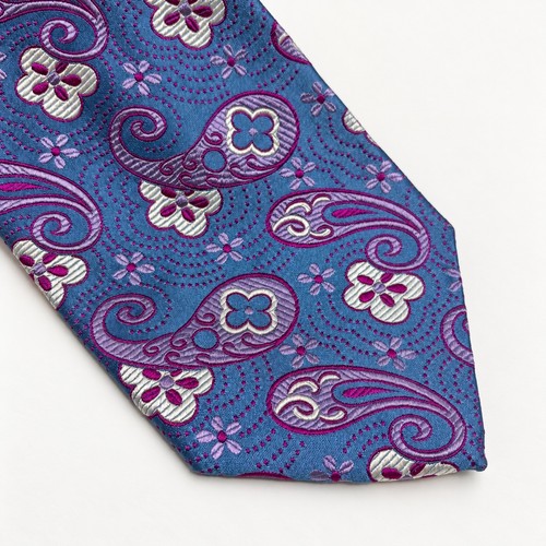 Duchamp silk blue purple pink - blue,