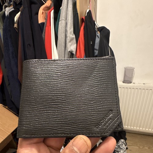 Duchamp black leather wallet - leather,