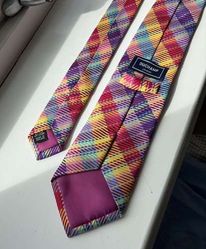 Duchamp 100 silk tie - duchamp,