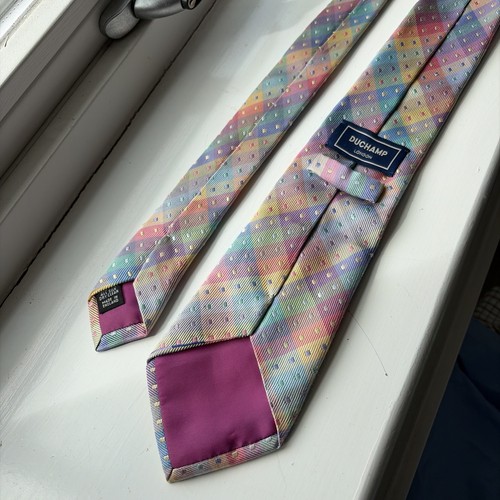 Duchamp 100 silk tie - duchamp,
