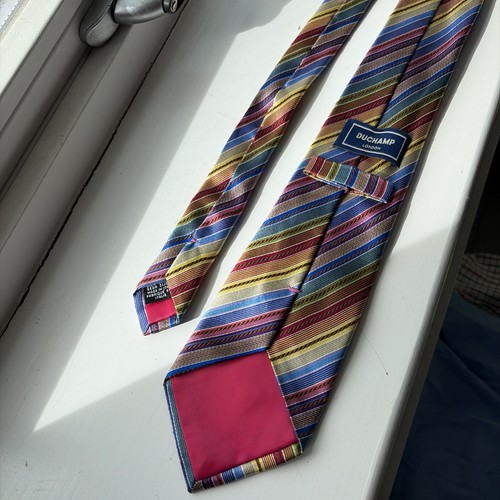 Duchamp 100 silk tie - silk,