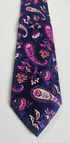 Duchamp london silk tie - silk, navy