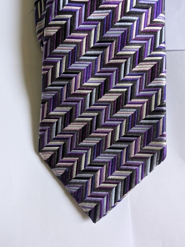 Duchamp london silk tie purple - duchamp,