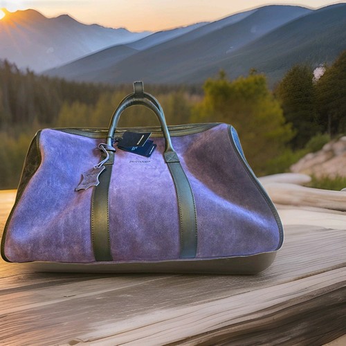 Duchamp purple black leather - black,
