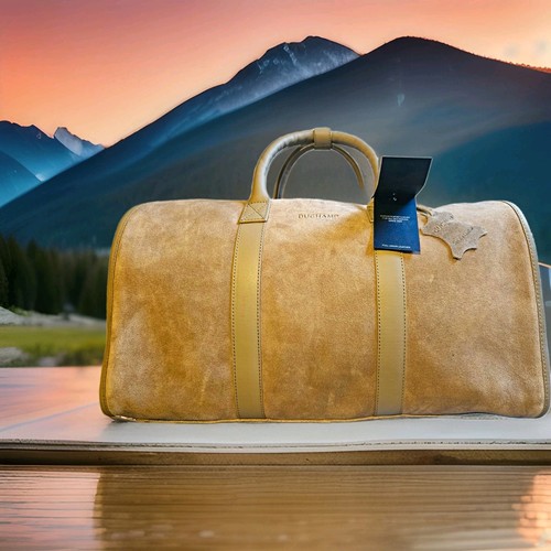 Duchamp mink leather weekender - mink,