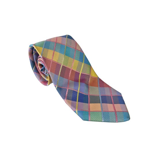 Duchamp london silk tie tartan - silk,